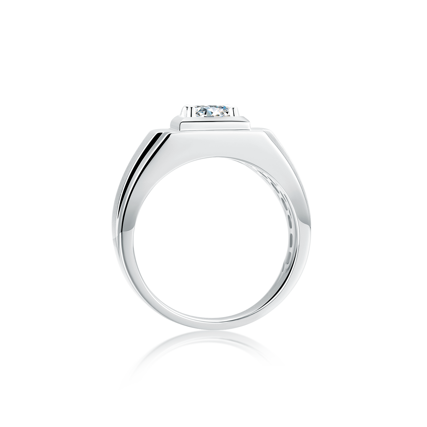 Dominion Moissanite Ring in S925 Silver