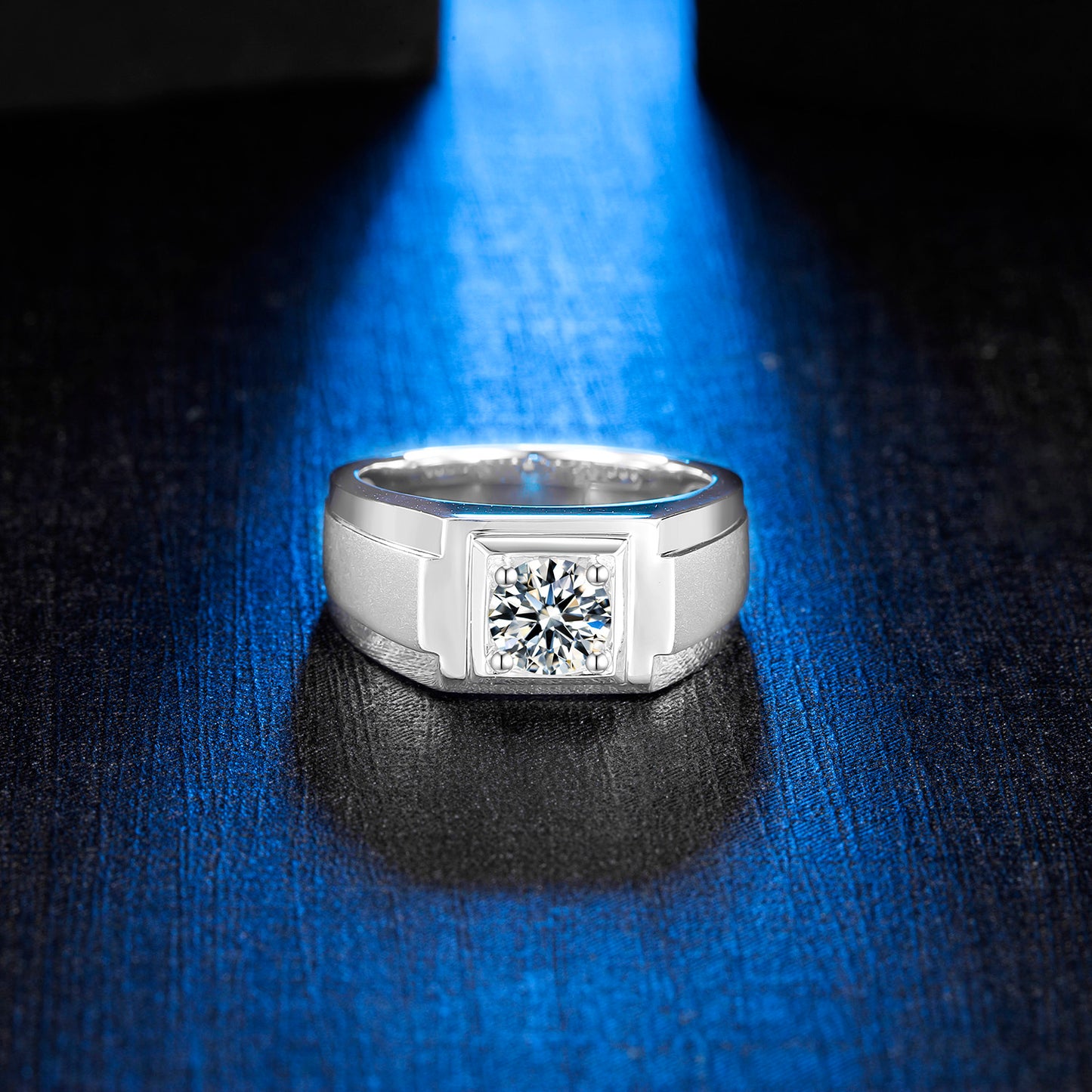 Dominion Moissanite Ring in S925 Silver