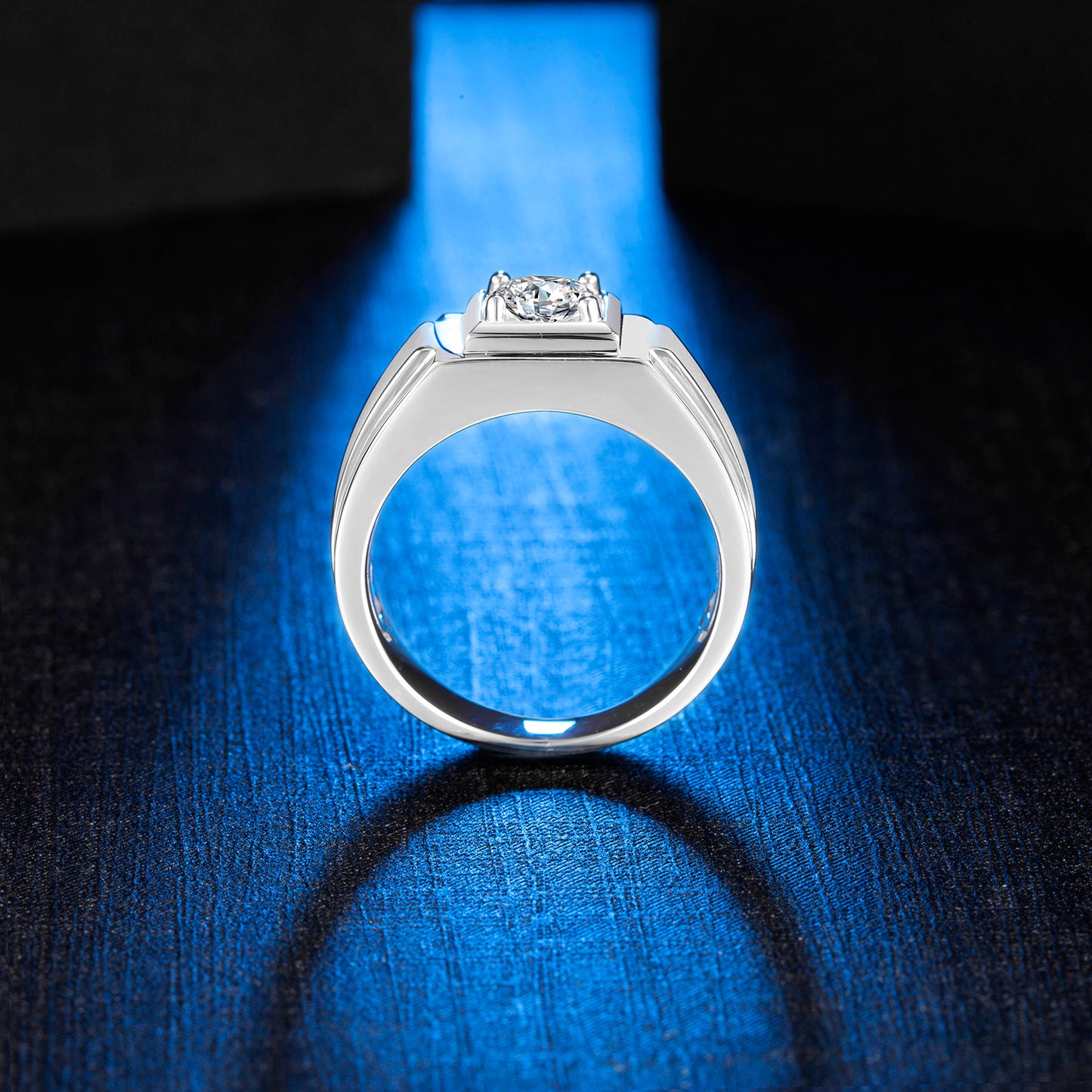 Dominion Moissanite Ring in S925 Silver
