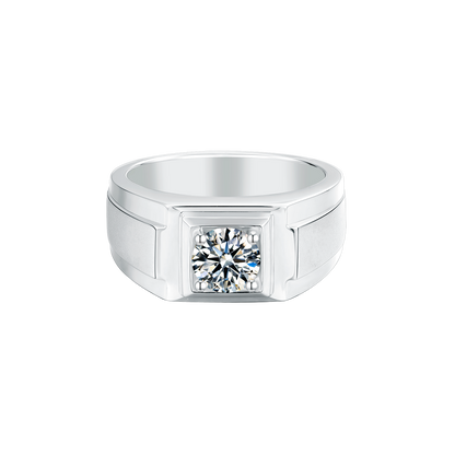 Dominion Moissanite Ring in S925 Silver