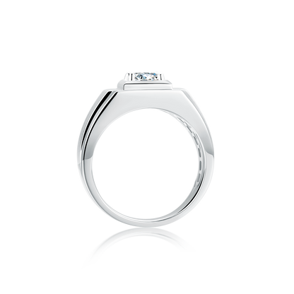 Dominion Moissanite Ring in S925 Silver